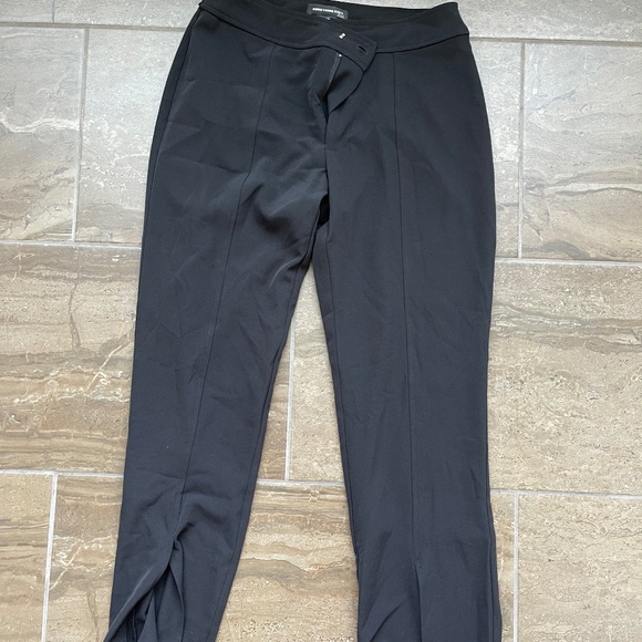 Black Split Hem Dress Pants - Picture 1 of 1